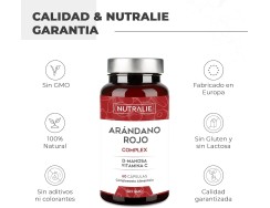 Nutralie Cranberry (Arándano Rojo) Complex, 60 cápsulas