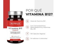 Nutralie Vitamina B12 Complex, 120 comprimidos