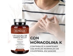 Nutralie Red Yeast Rice (Levadura de Arroz Rojo) Complex, 90 cápsulas