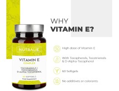 Nutralie Vitamina E Complex, 60 softgels