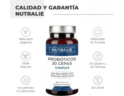 Nutralie Biprotics 30 Cepas Complex, 60 cápsulas
