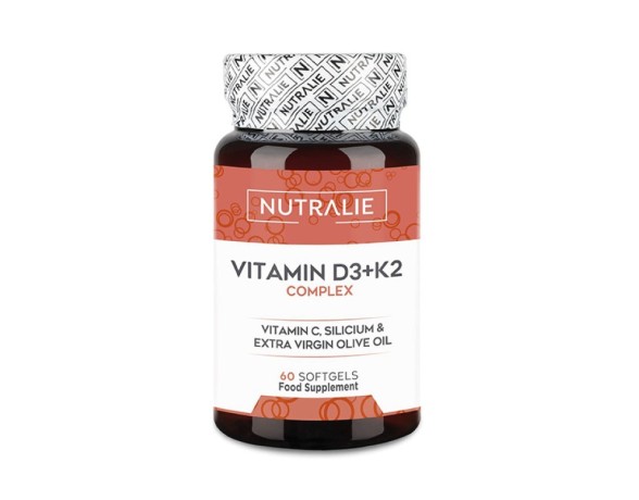 Nutralie Vitamina D3 y K2, 60 cápsulas