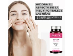 Nutralie Biotina Complex, 120 cápsulas