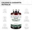 Nutralie Espirulina y Chlorella, 180 cápsulas