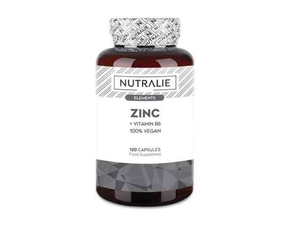 Nutralie Zinc + Vitamina B6, 120 cápsulas