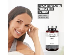 Nutralie Zinc + Vitamina B6, 120 cápsulas