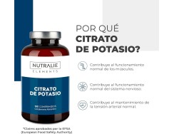 Nutralie Potasio (Citrato de Potasio), 180 comprimidos