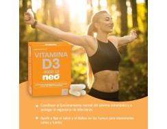 Neo Vitamina D3 4000ui, 30 cápsulas