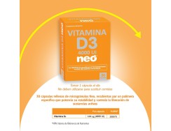 Neo Vitamina D3 4000ui, 30 cápsulas