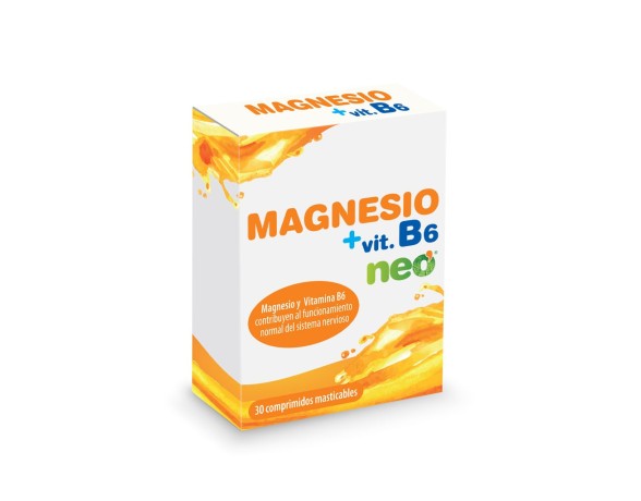 Neo Magnesio + Vitamina B6, 30 cápsulas