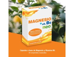 Neo Magnesio + Vitamina B6, 30 cápsulas