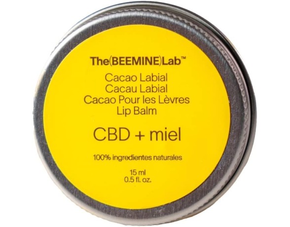 The(BEEMINE)Lab Cacao Labial CBD + Cera de Abeja, 10 ml