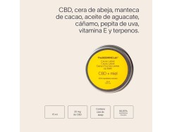 The(BEEMINE)Lab Cacao Labial CBD + Cera de Abeja, 10 ml