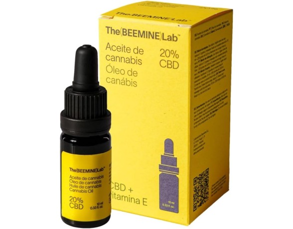 The(BEEMINE)Lab Aceite de Cannabis 20%CBD + Vitamina E, 10ml