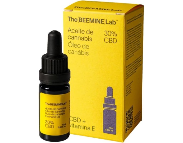 The(BEEMINE)Lab Aceite de Cannabis 30%CBD + Vitamina E, 10ml