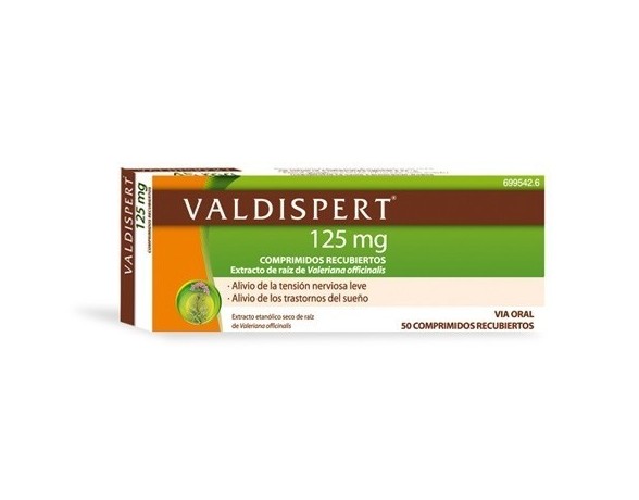 Valdispert 125mg, 50 comprimidos