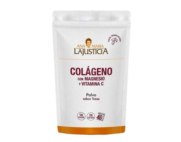 COLÁGENO CON MAGNESIO + VIT.C Sabor fresa (350 gr) - envase DOYPACK