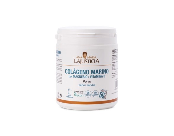 COLÁGENO MARINO CON MAGNESIO Y VITAMINA C Sabor sandía (350 gr) - Polvo