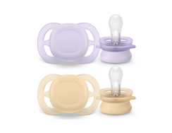 PHILIPS AVENT 2 Chupetes Ultra Start 0-2M liso niña