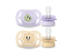 PHILIPS AVENT 2 Chupetes Ultra Start 0-2M deco niña