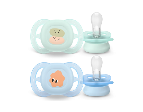 PHILIPS AVENT 2 Chupetes Ultra Start 0-2M deco niño