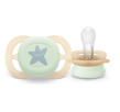 PHILIPS AVENT 2 Chupetes Ultra Start Nighttime 0-2M niña