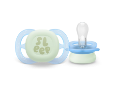 PHILIPS AVENT 2 Chupetes Ultra Start Nighttime 0-2M niño