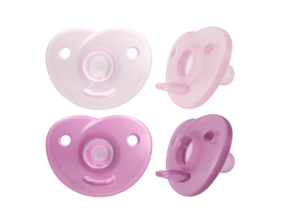 PHILIPS AVENT 2 Chupetes Soothie 0-6M niña